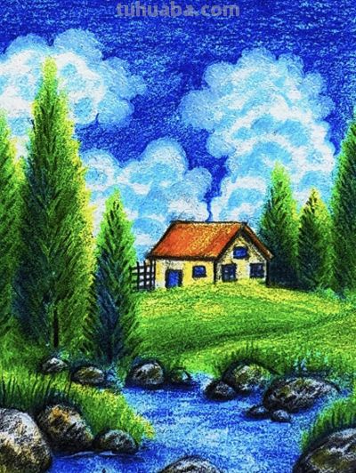 彩铅风景 - 今日头条