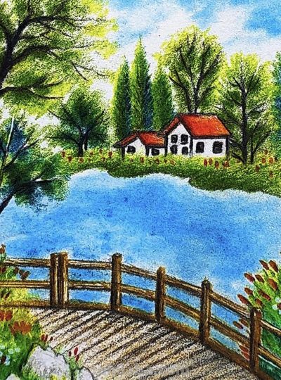 彩铅风景 - 图画吧TUHUABA