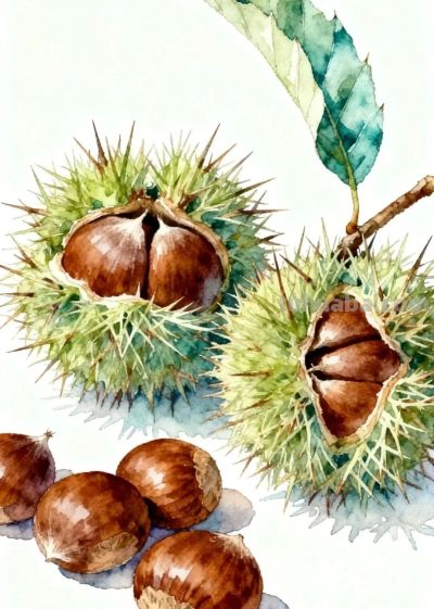 彩铅画|板栗 - 图画吧TUHUABA