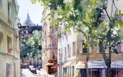 走进Michal Orlowski的水彩风景画世界 - 今日头条