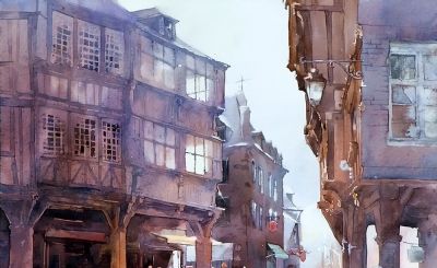 走进Michal Orlowski的水彩风景画世界 - 图画吧TUHUABA