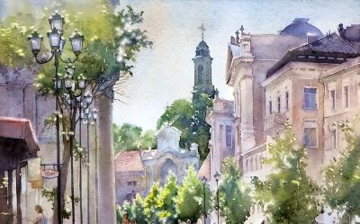 走进Michal Orlowski的水彩风景画世界 - 图画吧TUHUABA