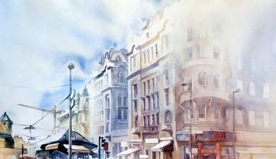 走进Michal Orlowski的水彩风景画世界 - 图画吧TUHUABA