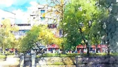 画家郭金昇水彩风景欣赏(中国台湾) - 图画吧TUHUABA