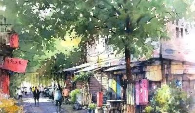 画家郭金昇水彩风景欣赏(中国台湾) - 图画吧TUHUABA