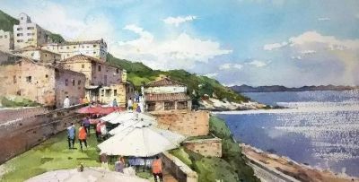 画家郭金昇水彩风景欣赏(中国台湾) - 图画吧TUHUABA