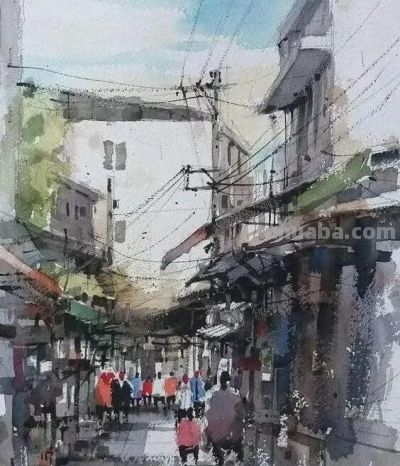画家郭金昇水彩风景欣赏(中国台湾) - 图画吧TUHUABA