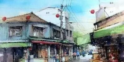 画家郭金昇水彩风景欣赏(中国台湾) - 图画吧TUHUABA