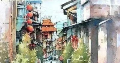 画家郭金昇水彩风景欣赏(中国台湾) - 图画吧TUHUABA