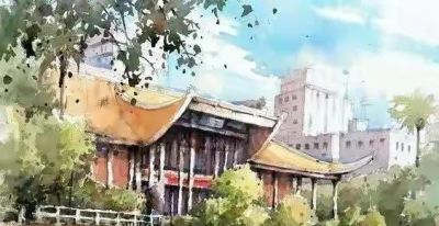 画家郭金昇水彩风景欣赏(中国台湾) - 图画吧TUHUABA