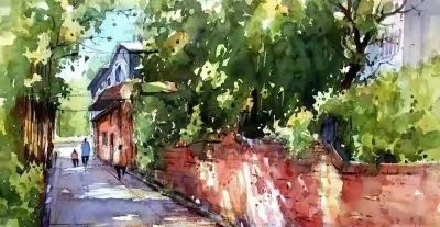 画家郭金昇水彩风景欣赏(中国台湾) - 图画吧TUHUABA