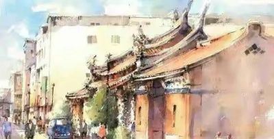 画家郭金昇水彩风景欣赏(中国台湾) - 图画吧TUHUABA