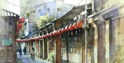 画家郭金昇水彩风景欣赏(中国台湾) - 图画吧TUHUABA