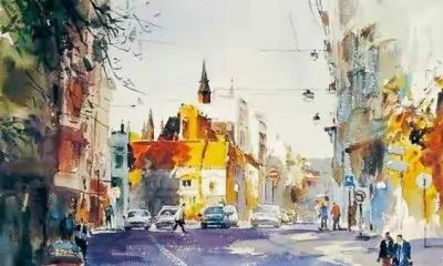 画家郭金昇水彩风景欣赏(中国台湾) - 图画吧TUHUABA