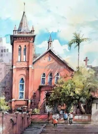 画家郭金昇水彩风景欣赏(中国台湾) - 图画吧TUHUABA