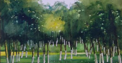 梅竞 ——《风景水彩画》（1）作品欣赏 - 图画吧TUHUABA