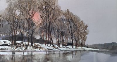 梅竞 ——《风景水彩画》（1）作品欣赏 - 图画吧TUHUABA