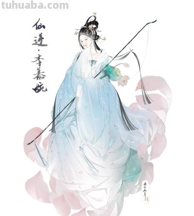 水彩晕染出的唐风仕女，淡雅朦胧，这写意的仙气直接把古画活化了 - 图画吧TUHUABA