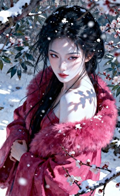 以写真风格的水彩画为视觉风格，她身披披风，造型雅致精致又华丽 - 今日头条