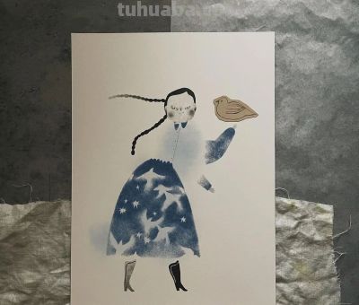 插画丨灵动又十分治愈童趣水彩，小巧可爱的动物插画，超级温馨 - 图画吧TUHUABA