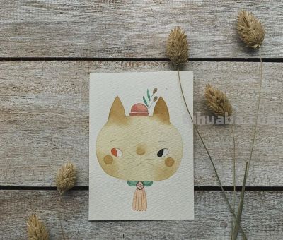 插画丨灵动又十分治愈童趣水彩，小巧可爱的动物插画，超级温馨 - 图画吧TUHUABA