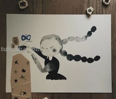 插画丨灵动又十分治愈童趣水彩，小巧可爱的动物插画，超级温馨 - 图画吧TUHUABA