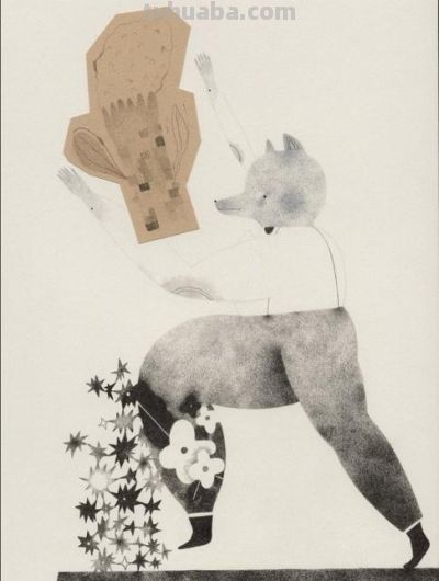 插画丨灵动又十分治愈童趣水彩，小巧可爱的动物插画，超级温馨 - 图画吧TUHUABA