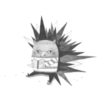 插画丨灵动又十分治愈童趣水彩，小巧可爱的动物插画，超级温馨 - 图画吧TUHUABA