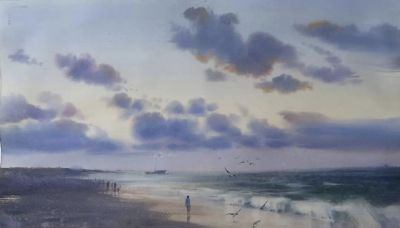 尤金·戈里安的水彩绘画作品 - 图画吧TUHUABA