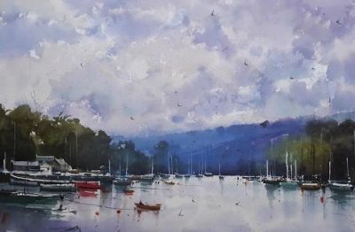 尤金·戈里安的水彩绘画作品 - 图画吧TUHUABA