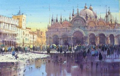 尤金·戈里安的水彩绘画作品 - 图画吧TUHUABA