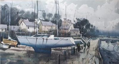 尤金·戈里安的水彩绘画作品 - 图画吧TUHUABA