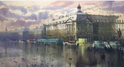 尤金·戈里安的水彩绘画作品 - 图画吧TUHUABA