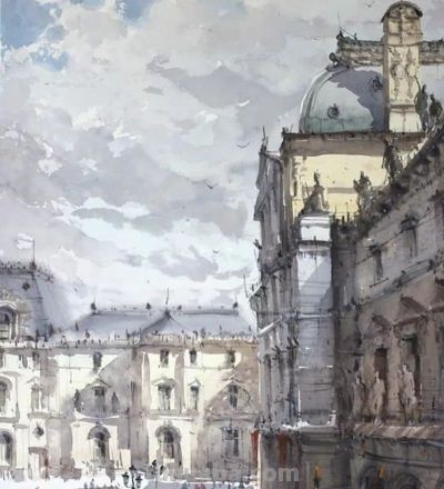 尤金·戈里安的水彩绘画作品 - 图画吧TUHUABA