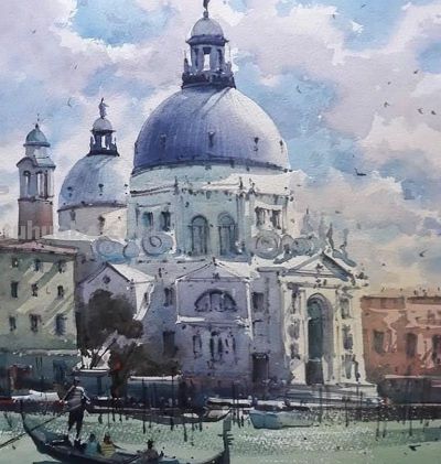 尤金·戈里安的水彩绘画作品 - 图画吧TUHUABA