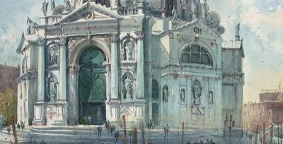 尤金·戈里安的水彩绘画作品 - 图画吧TUHUABA