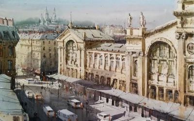 尤金·戈里安的水彩绘画作品 - 图画吧TUHUABA