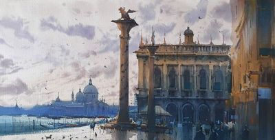 尤金·戈里安的水彩绘画作品 - 图画吧TUHUABA