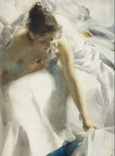 灵动秀丽，安德斯·佐恩的水彩画 - 今日头条