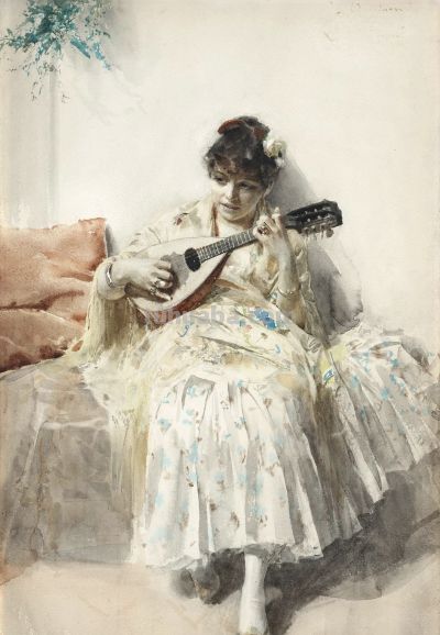 灵动秀丽,安德斯·佐恩的水彩画 - 今日头条 灵动秀丽,安德斯·佐恩的水彩画 - 图画吧TUHUABA