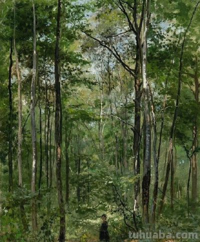 比利时画家塞萨尔·德·科克风景油画作品欣赏 - 图画吧TUHUABA