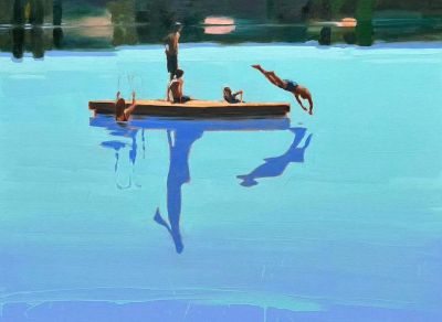 优美洒脱的油画作品 - 图画吧TUHUABA