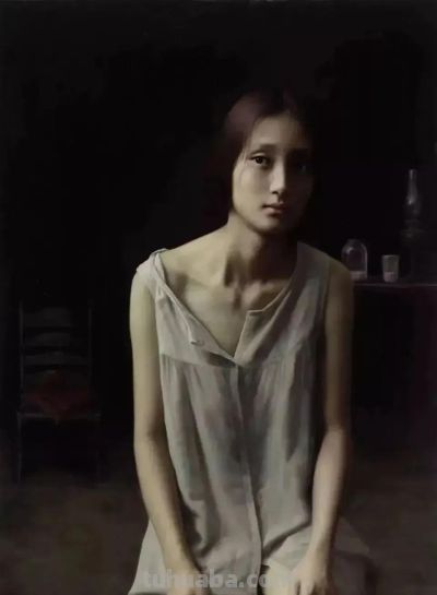 留学法国十年的央美教授李文涛写实人物油画欣赏 - 图画吧TUHUABA