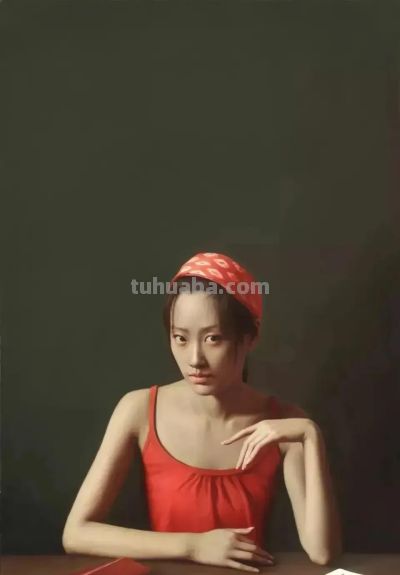 留学法国十年的央美教授李文涛写实人物油画欣赏 - 图画吧TUHUABA