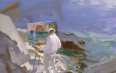 俄罗斯油画作品欣赏 - 图画吧TUHUABA