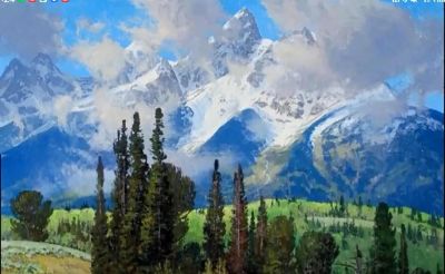 唯美油画风景作品欣赏 - 图画吧TUHUABA