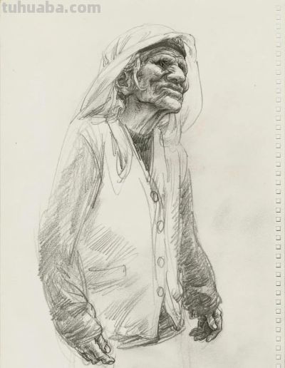 素描作品欣赏 - 图画吧TUHUABA