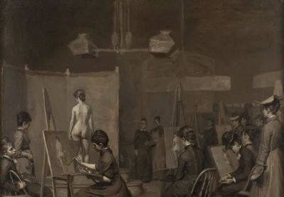 法国优秀画家素描作品 - 图画吧TUHUABA