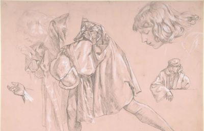 法国优秀画家素描作品 - 图画吧TUHUABA
