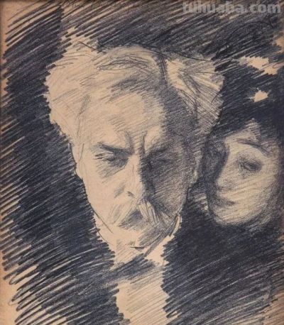 法国优秀画家素描作品 - 图画吧TUHUABA
